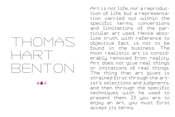 YWFT Formation Regular Font Poster #1
