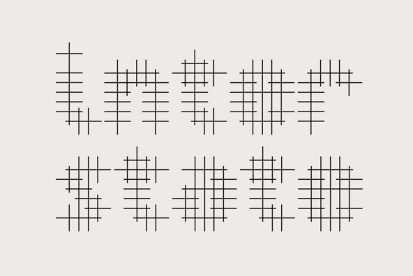 YWFT OverCross Light Font Poster #1