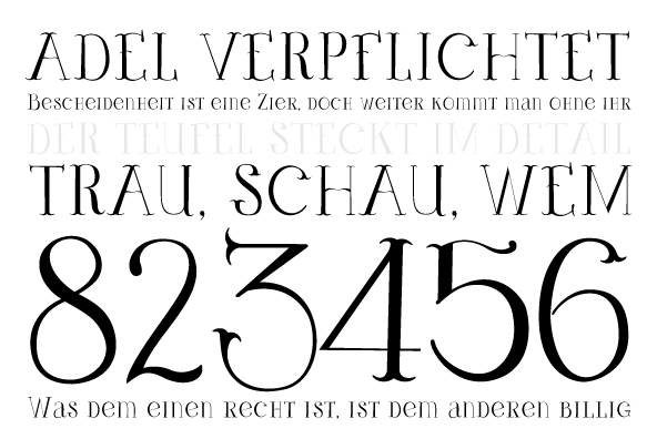 YWFT Victoria Font Poster #2