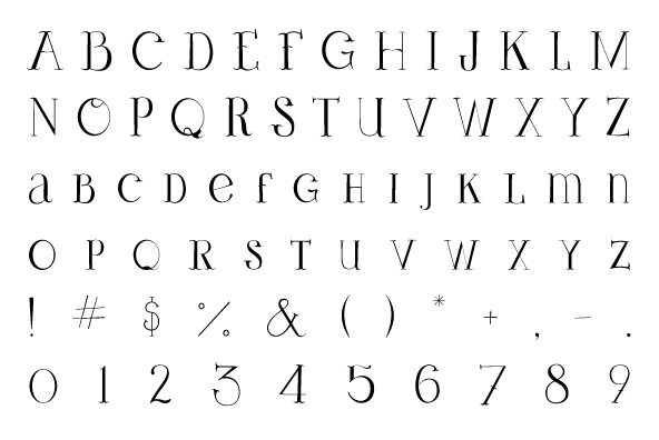 YWFT Victoria Font Poster #7