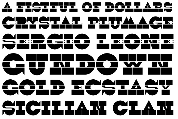 YWFT Morricone Font Poster #2