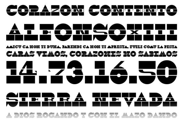 YWFT Morricone Font Poster #8