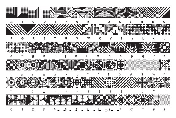 YWFT Array Font Poster #1