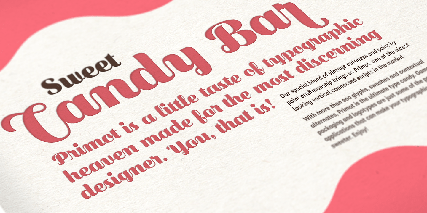 Primot Font Poster #1