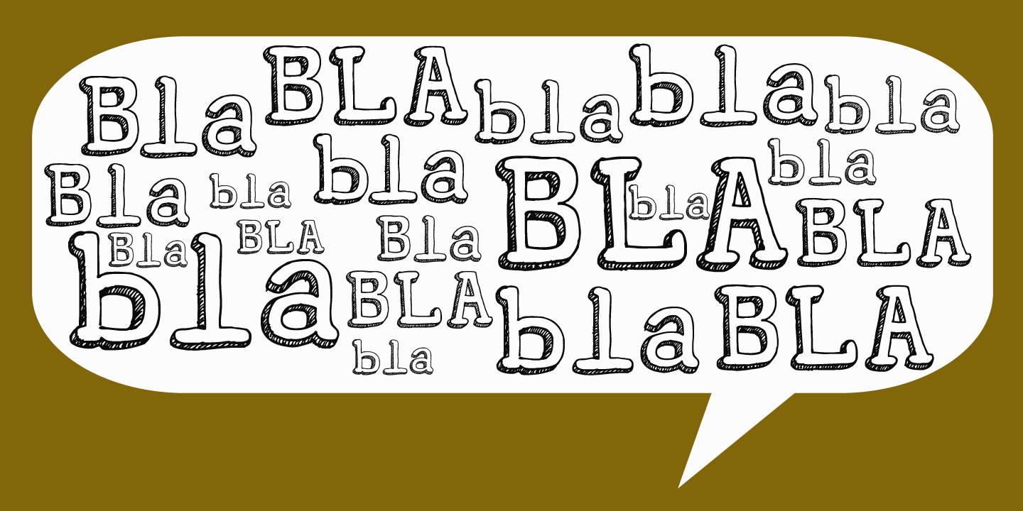 Koerier Font Poster #3