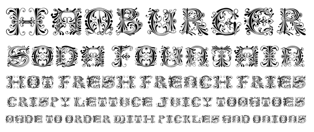 Venice Initials Font Poster #1