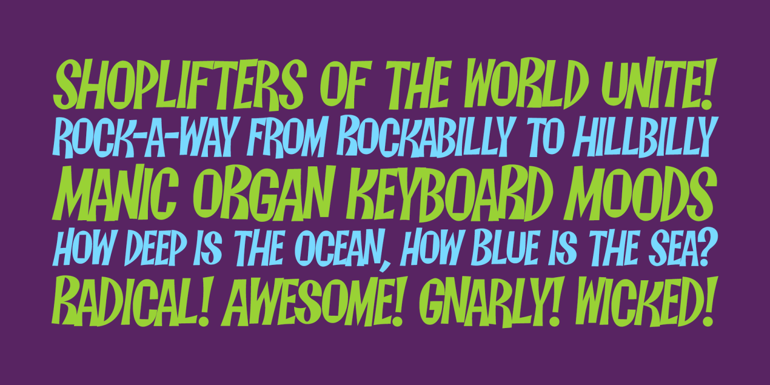 Manic Mood PB Font Family