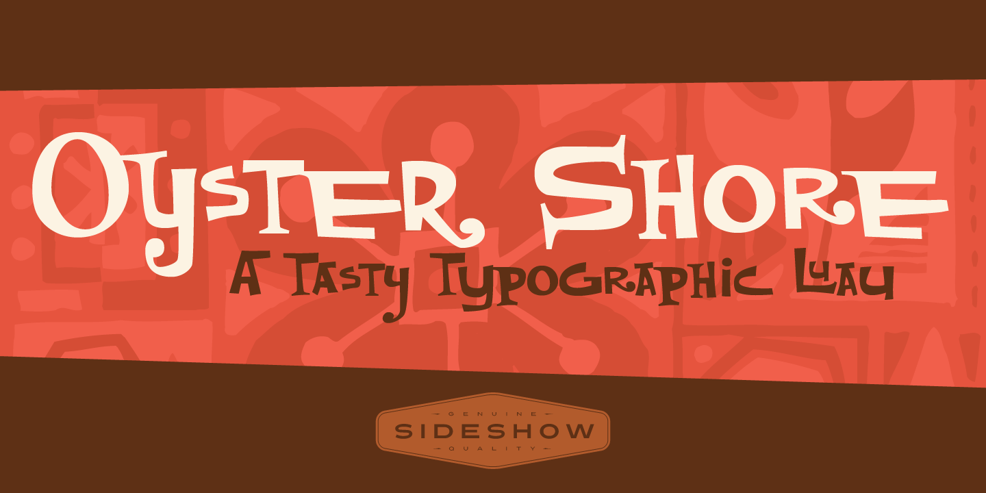 Oyster Shore Font Poster #1