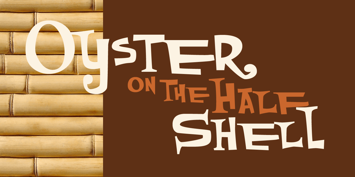 Oyster Shore Font Poster #1
