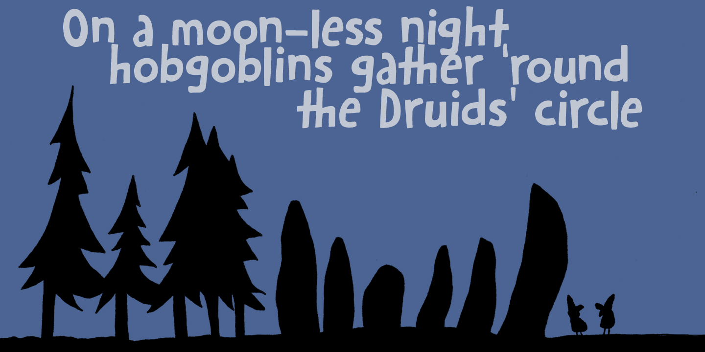 Hobgoblin Font Poster #1