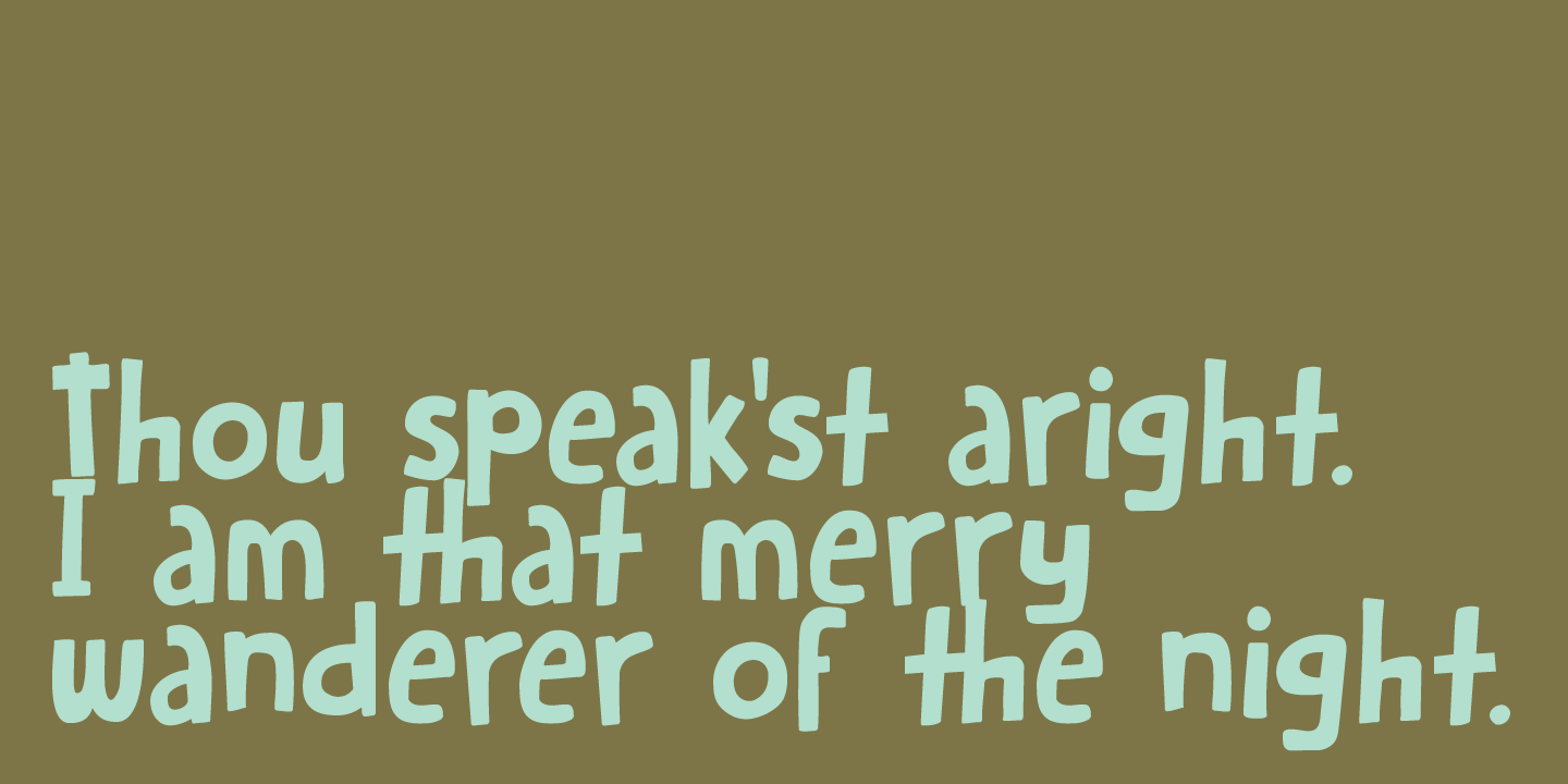 Hobgoblin Font Poster #1
