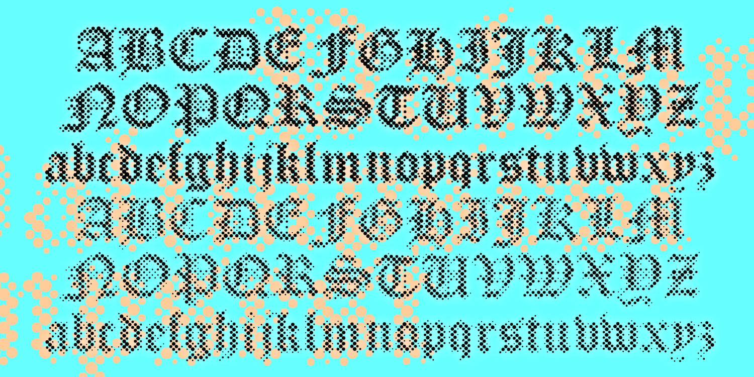 Palimpsest Font Family Poster