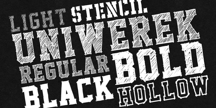 Uniwerek Regular Font Poster #1