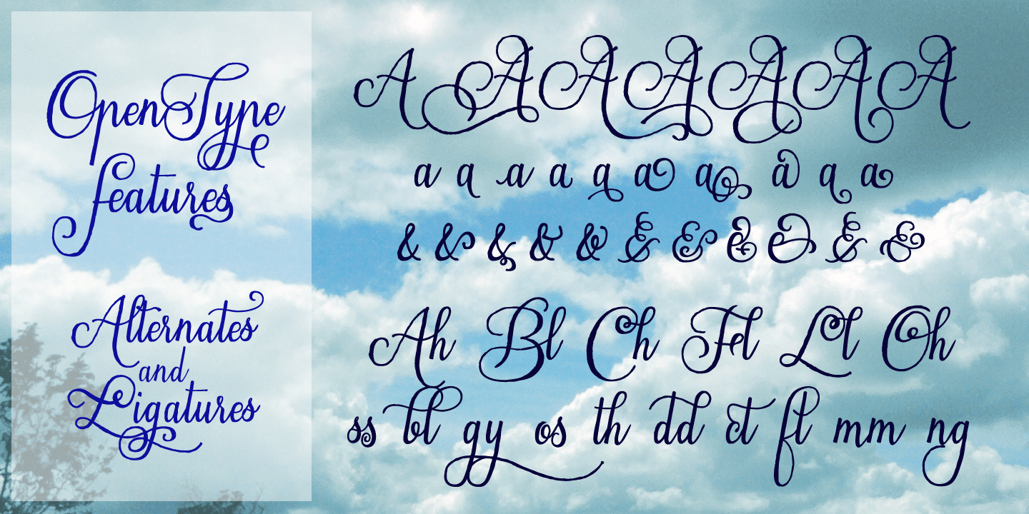 Nubila Font Poster #1