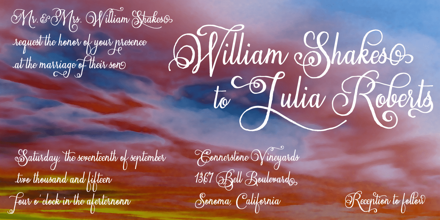 Nubila Font Poster #1
