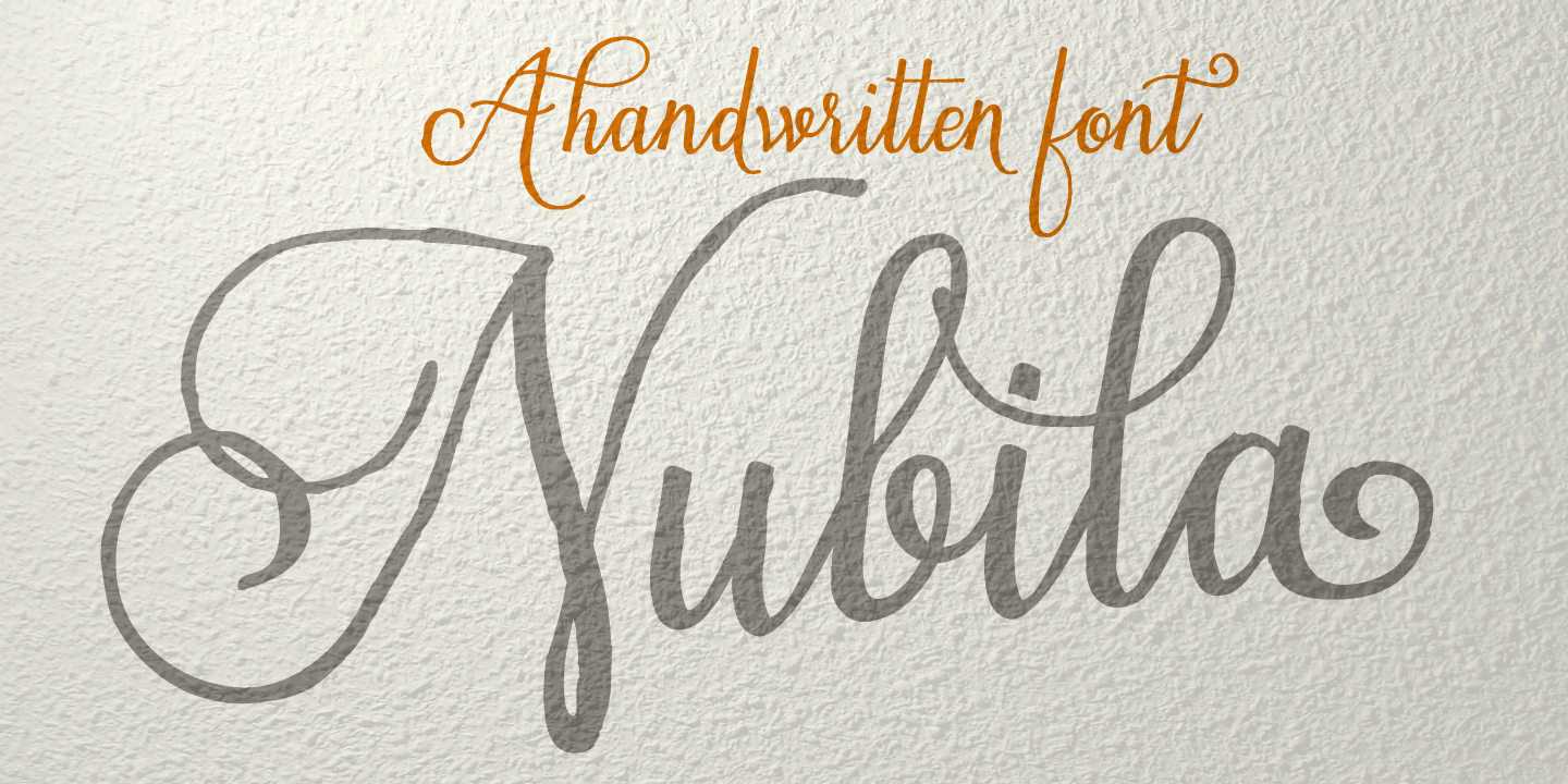 Nubila Font Poster #1