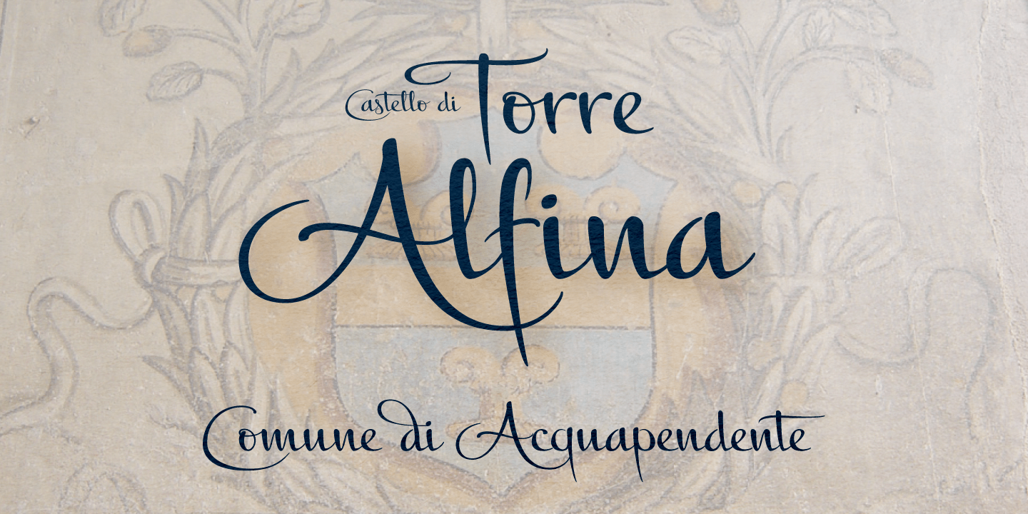 Alfina Font Poster #1