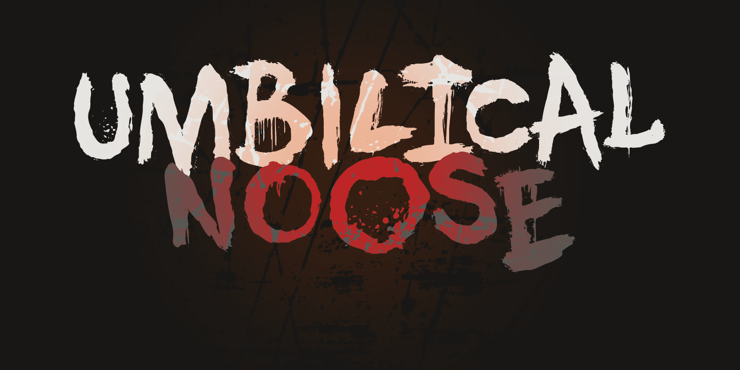 Umbilical Noose Font Poster #1