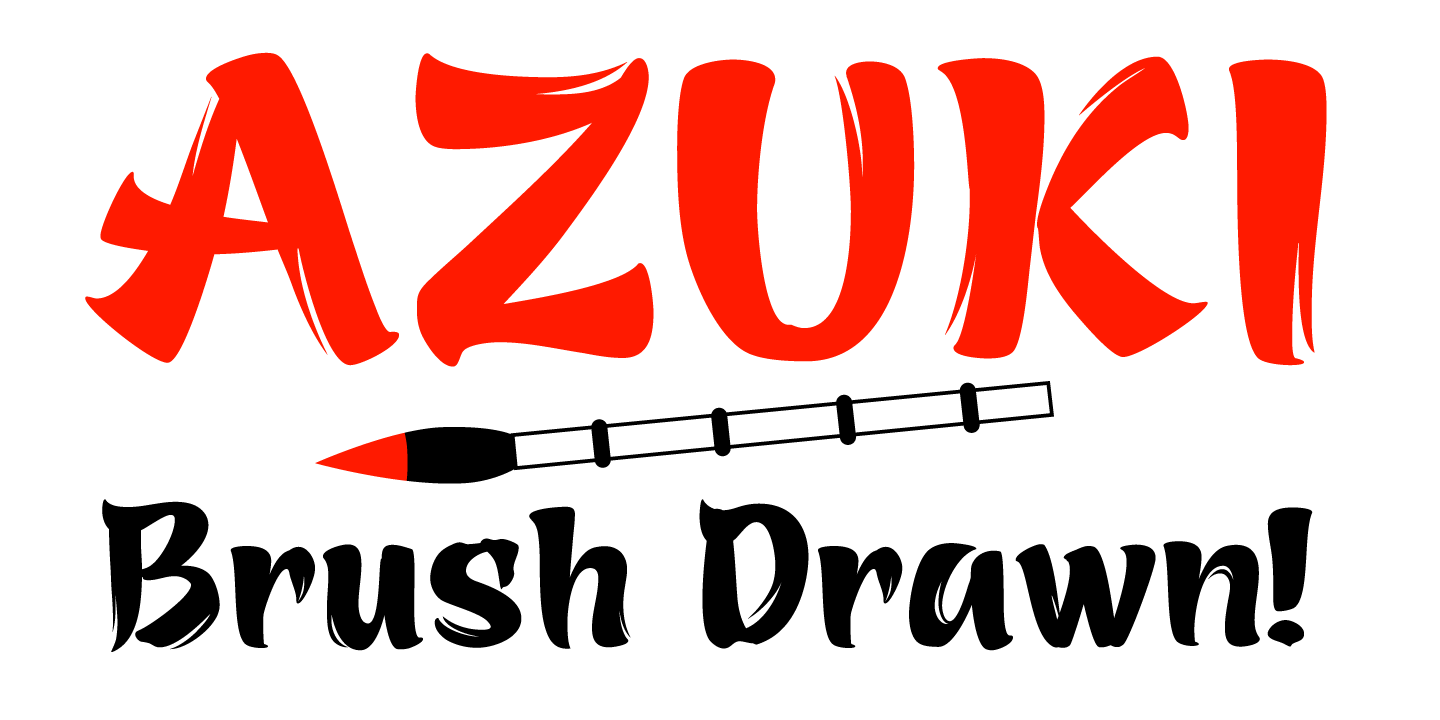 Azuki Font Poster #1