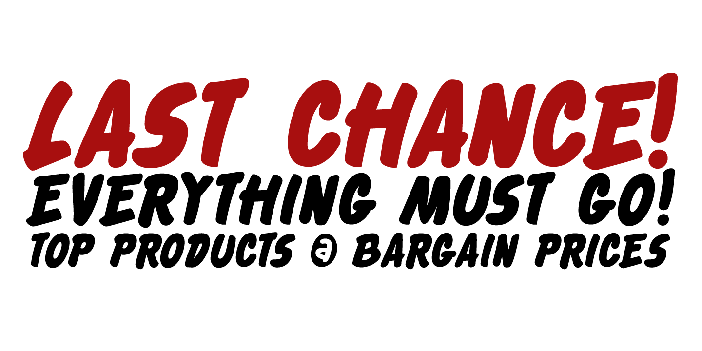 Checkout Font Poster #1