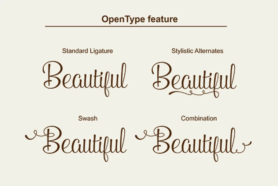 Aleandra Script Font Poster #1