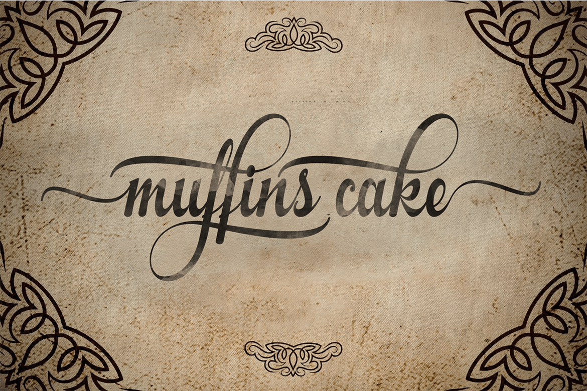 Monalisa Script Poster