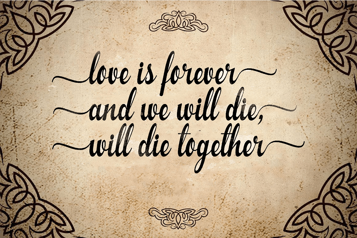 Monalisa Script Font Poster #2