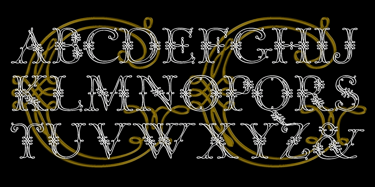 Graceful Ghost Font Poster #1