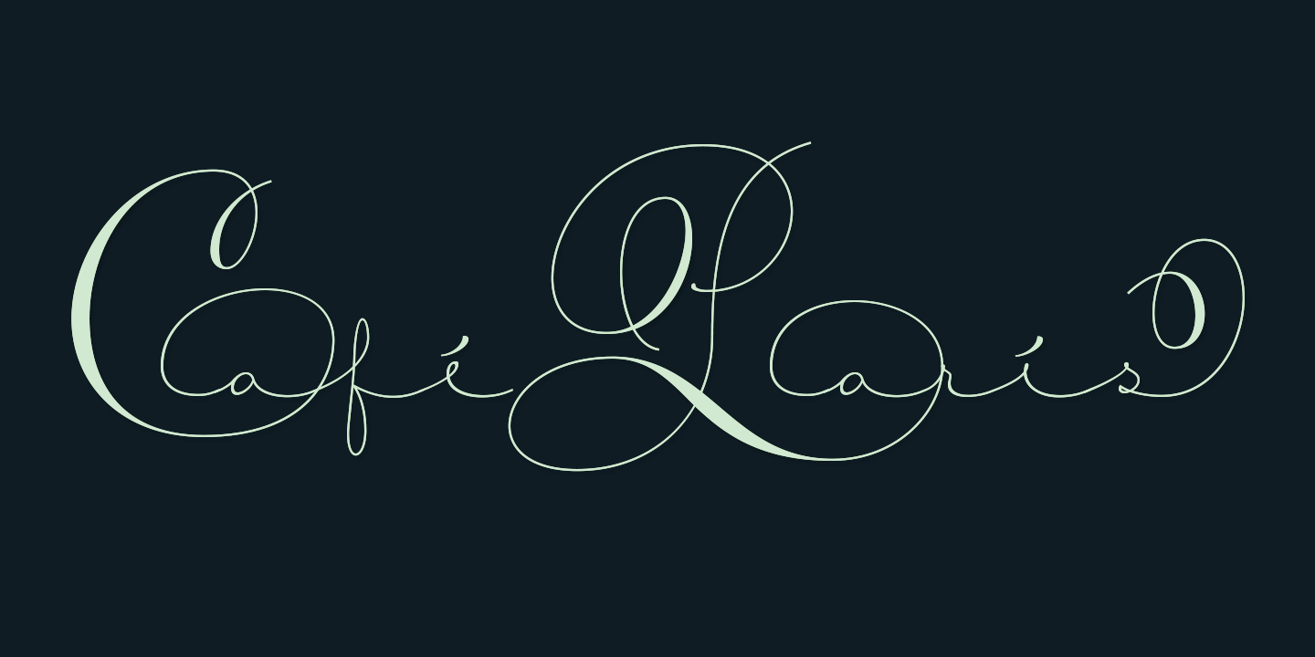 Courtesy Script Pro Font Poster #1