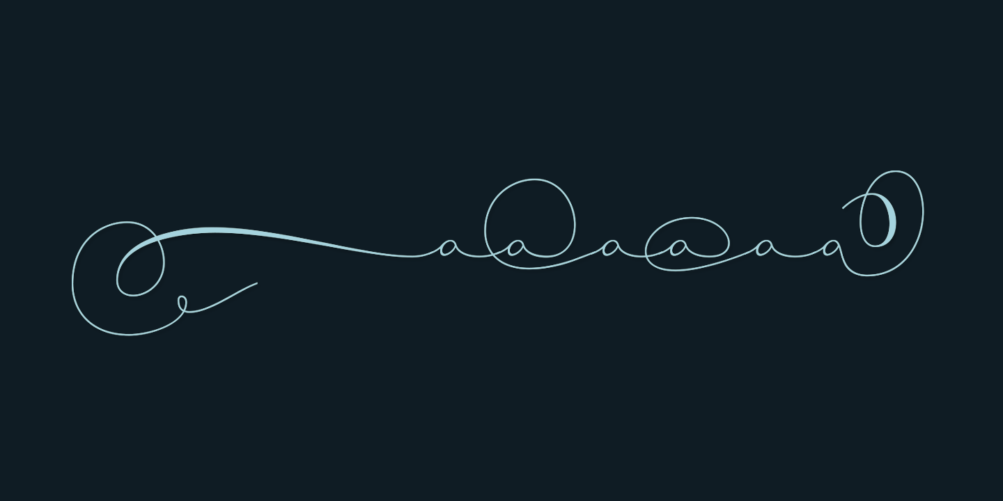 Courtesy Script Pro Font Poster #1