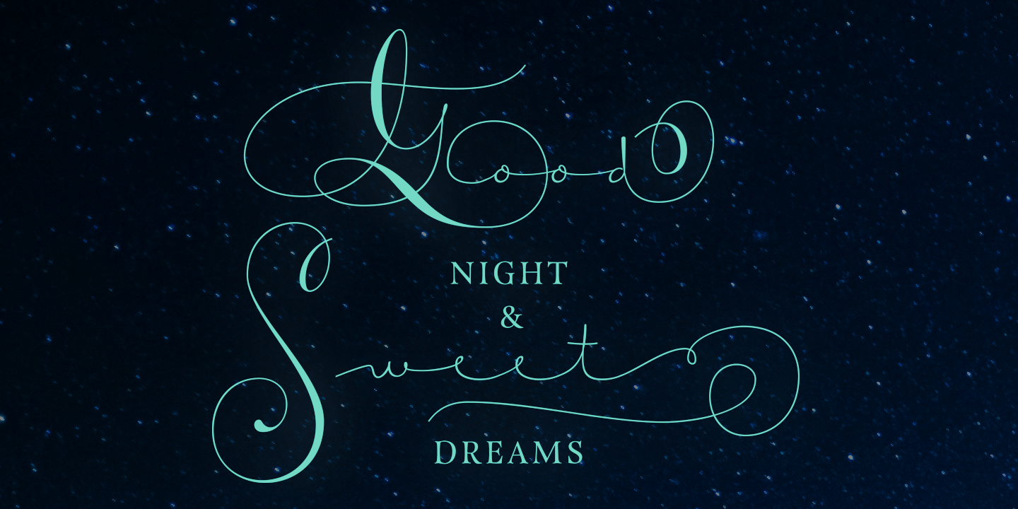 Courtesy Script Pro Font Poster #1