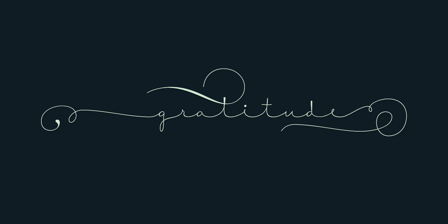 Courtesy Script Pro Font Poster #1
