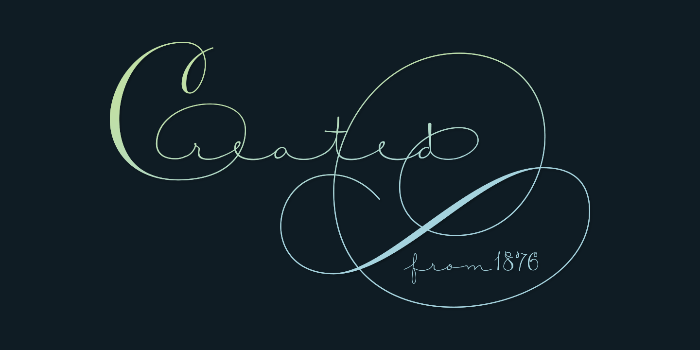 Courtesy Script Pro Font Poster #1