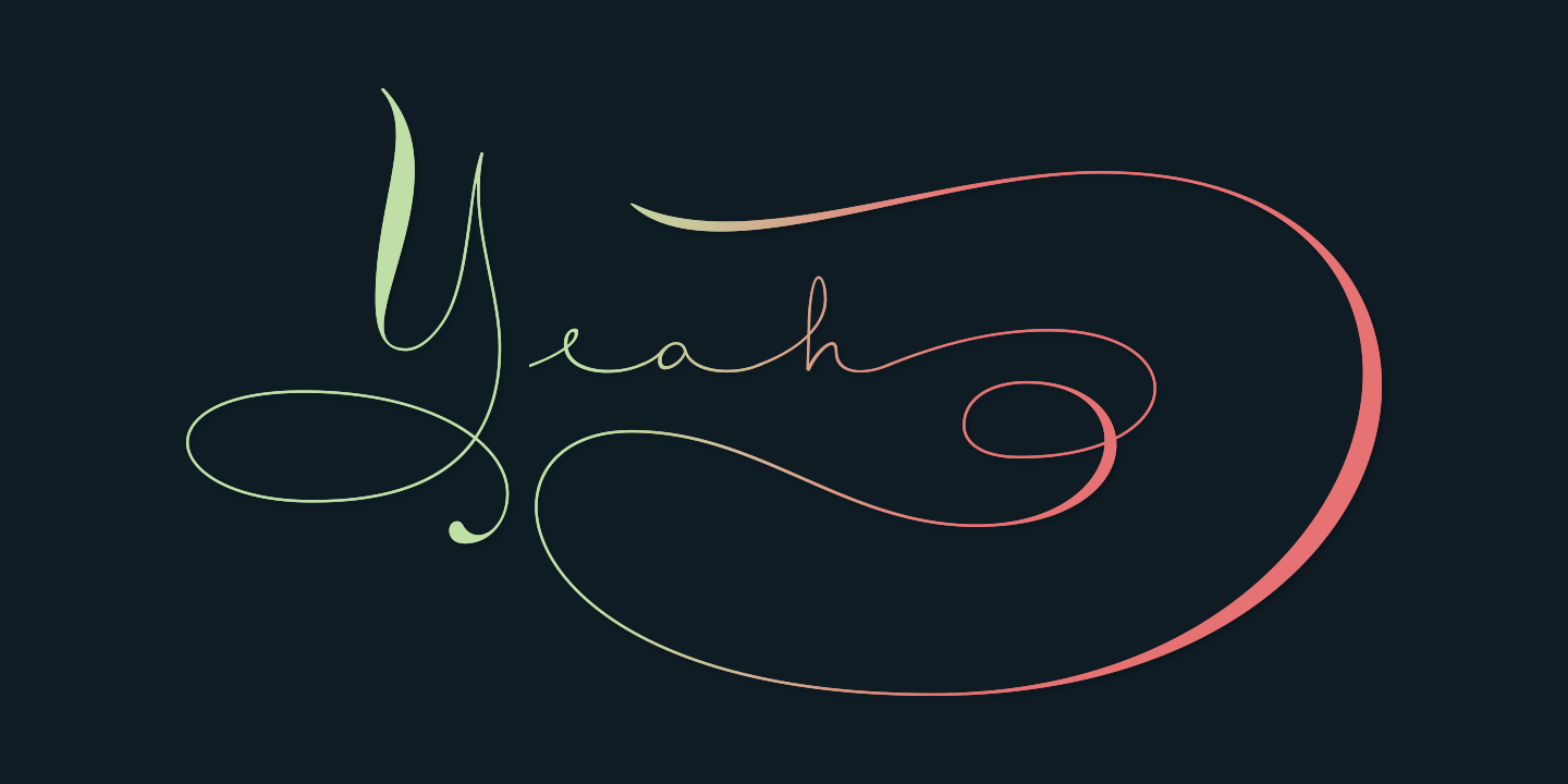 Courtesy Script Pro Font Poster #1