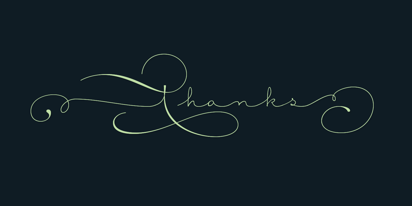Courtesy Script Pro Font Poster #1