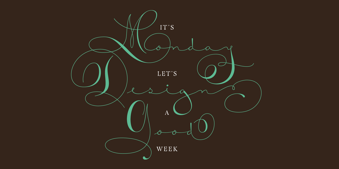Courtesy Script Pro Font Poster #1