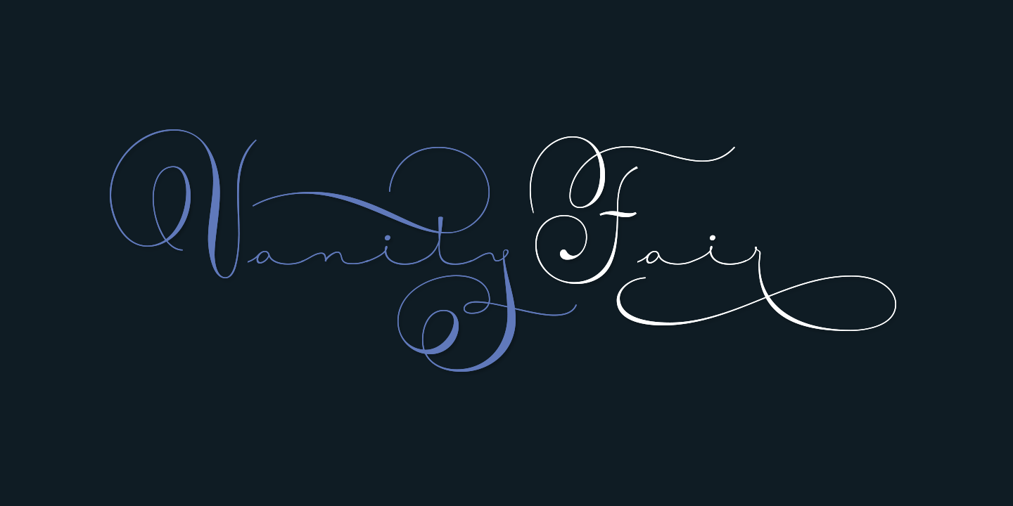 Courtesy Script Pro Font Poster #1