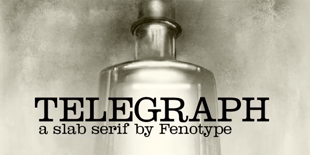 Telegraph Font Family Poster