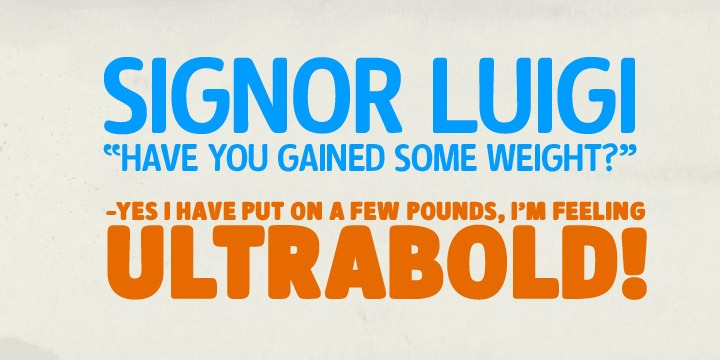 Signor Font Poster #1