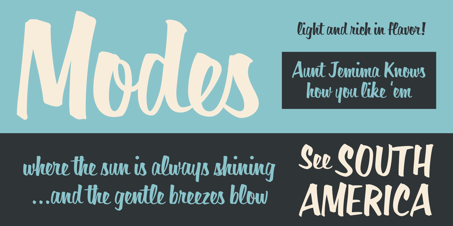 Filmotype Horizon Font Poster #2