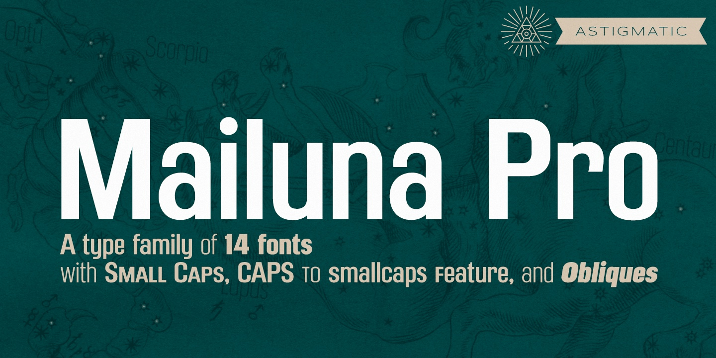 Mailuna Pro Book Font Poster #1