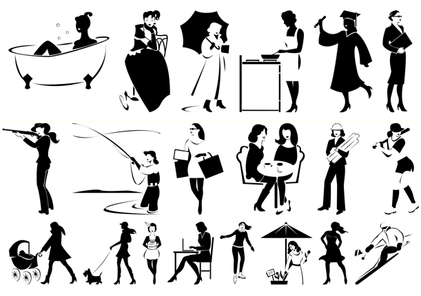 Vibrant Women Poster