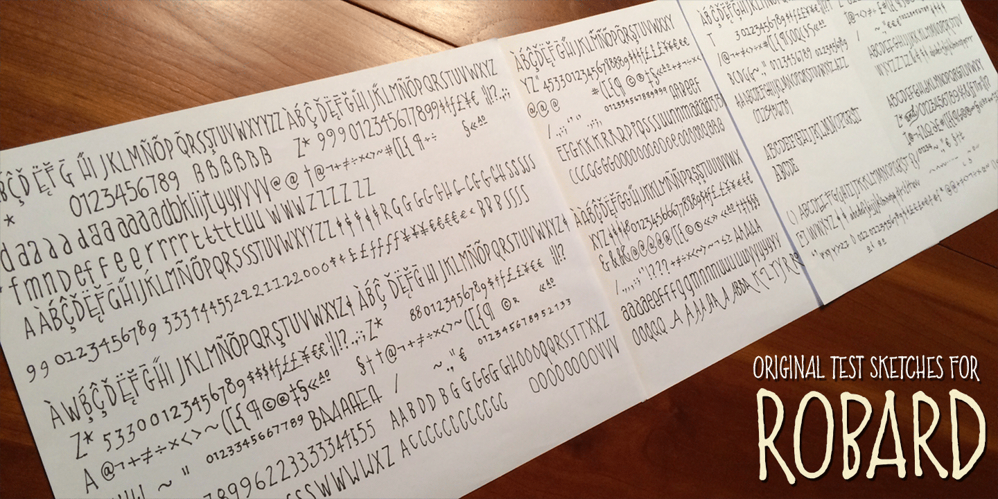 Robard Font Poster #1