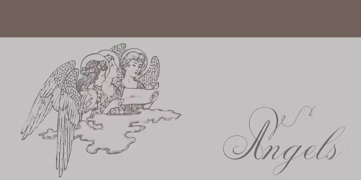Angels Font Poster #1