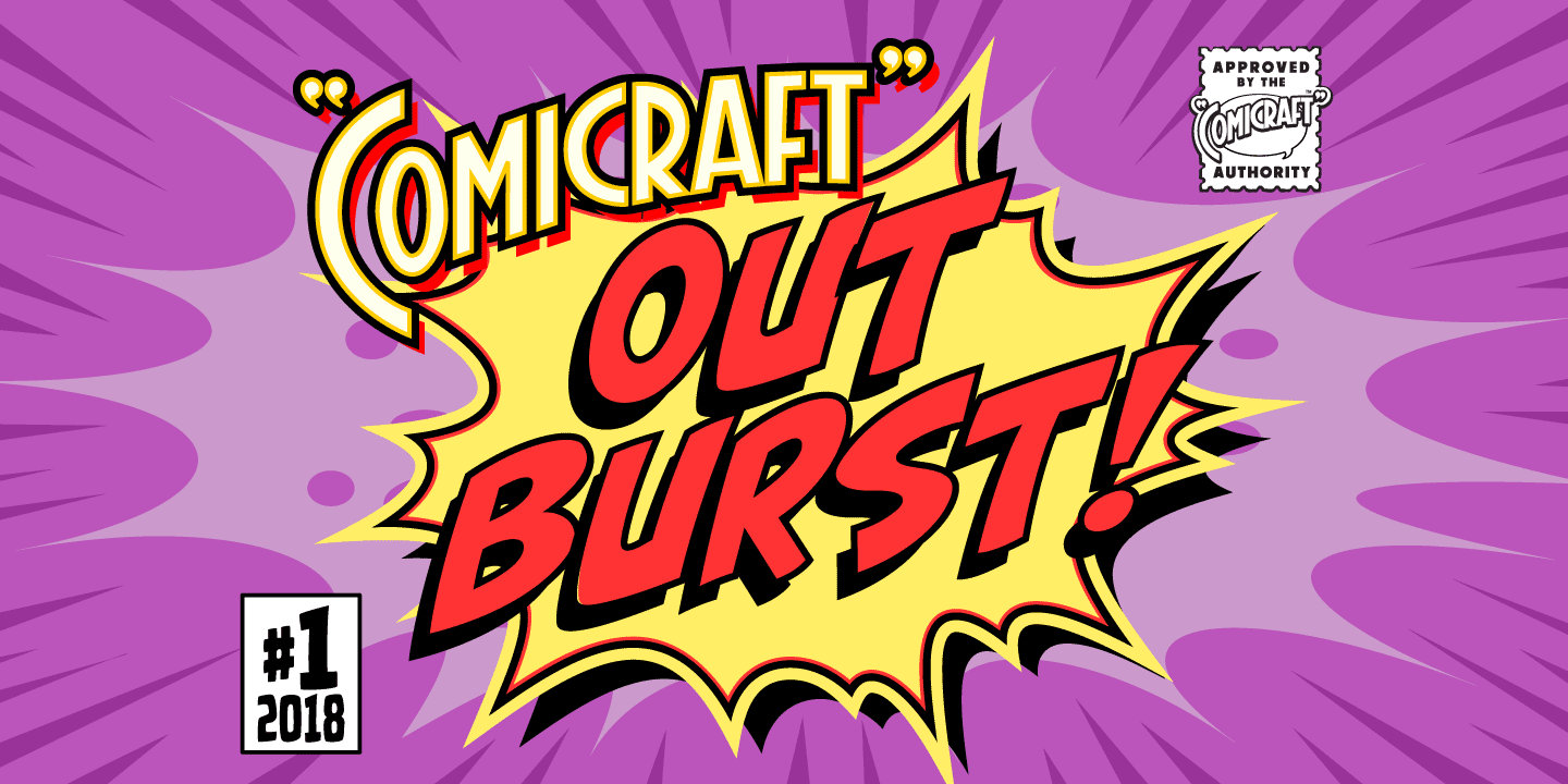 Comicraft Outburst Font Poster #1
