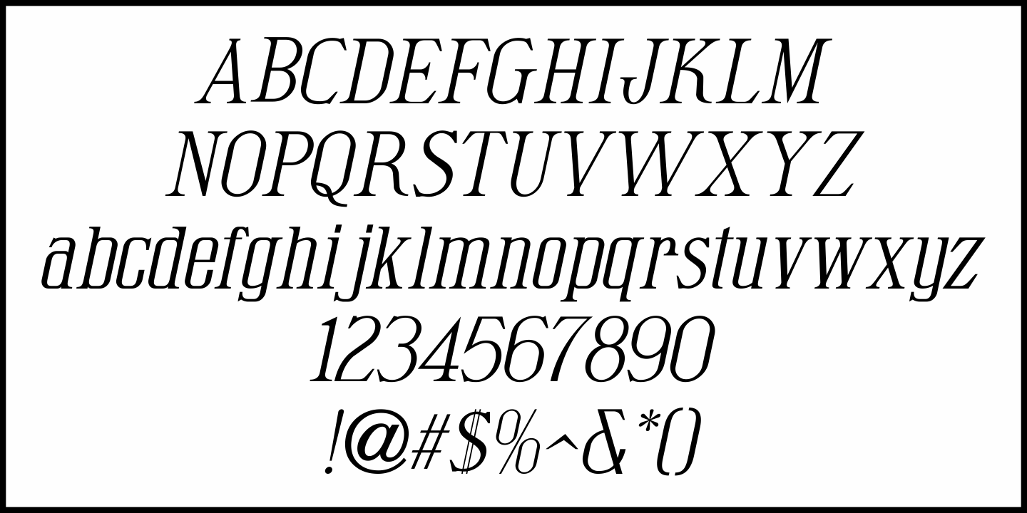 Soup and Salad Font Poster #1