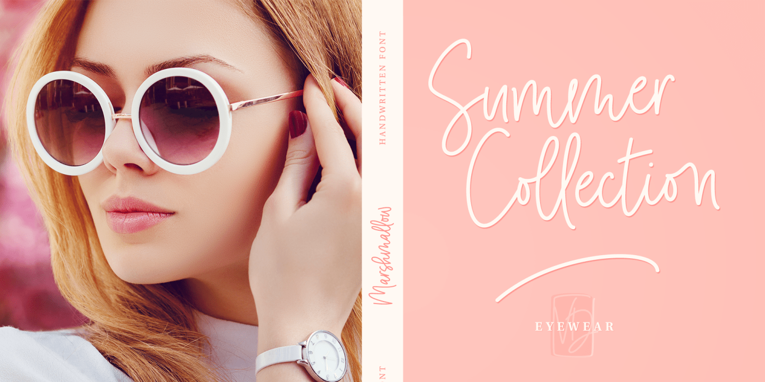 Marshmallow Handwritten Font Poster #1