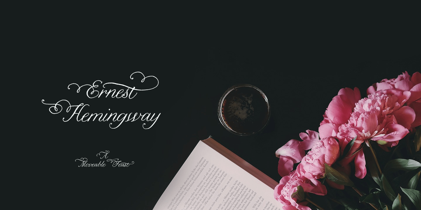 Nelly Script Flourish Font Poster #1