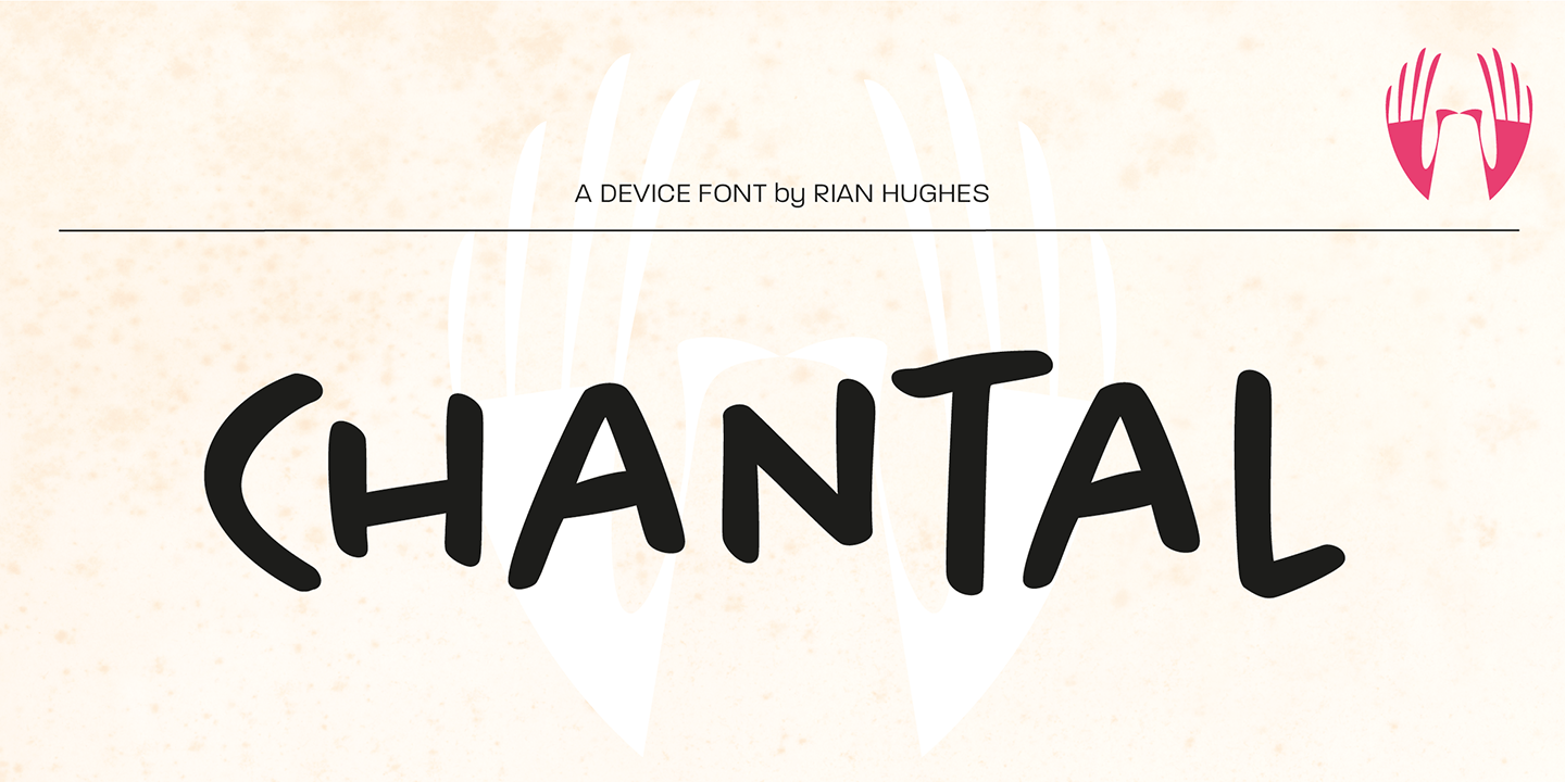 Chantal Font Poster #1