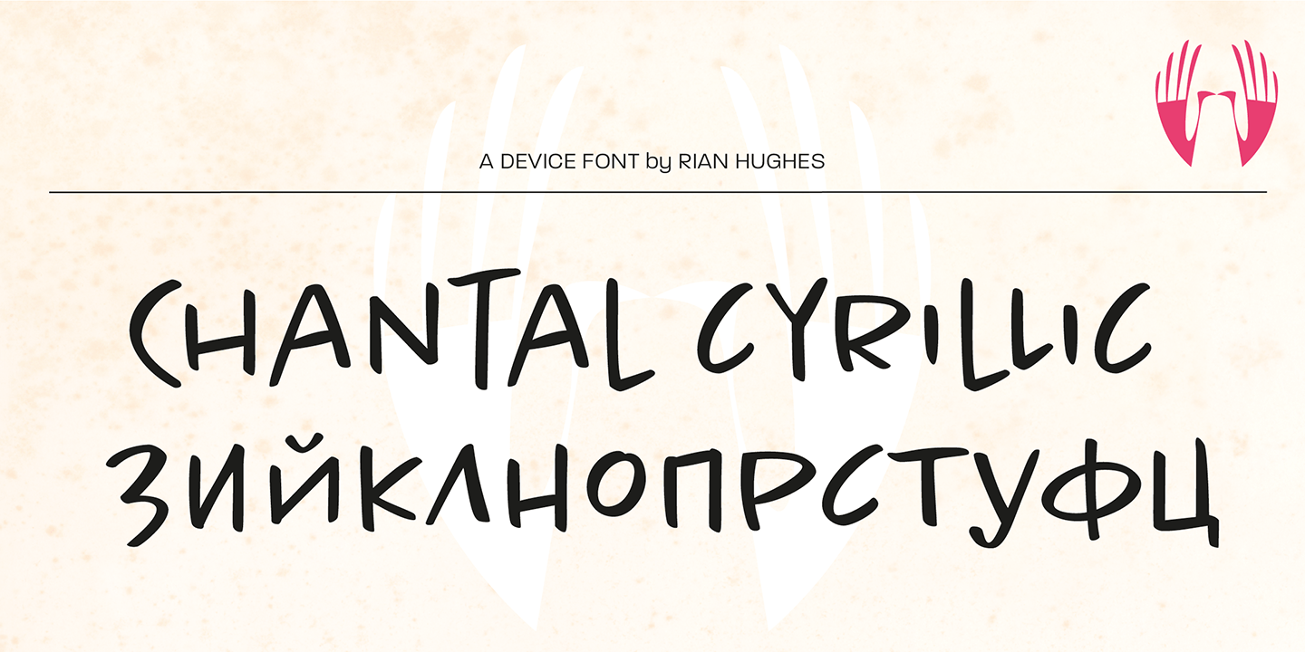 Chantal Font Poster #1